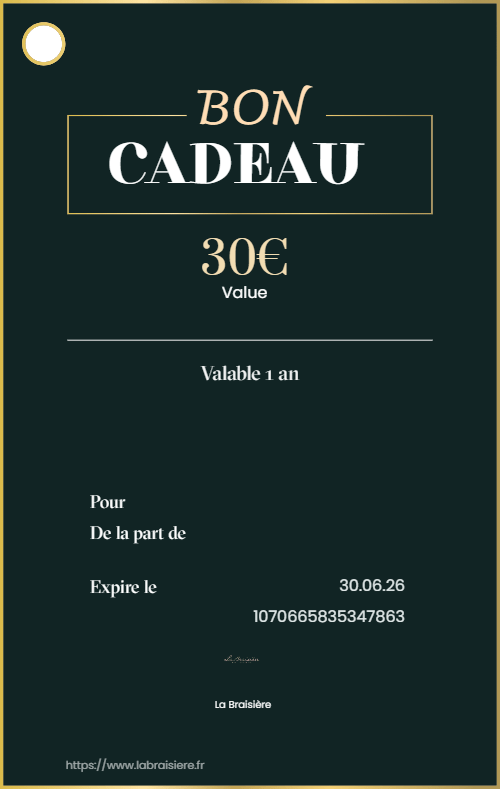 Bon achat 30€