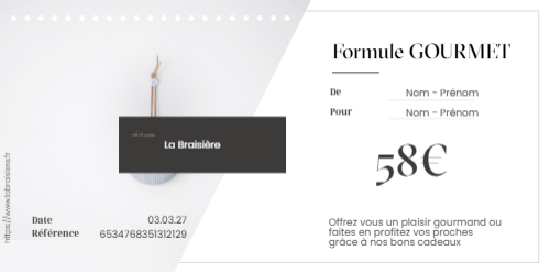 Formule Gourmet – 54€